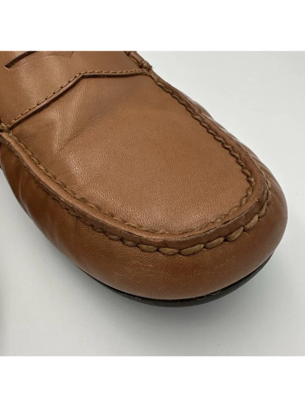Polo Ralph Lauren Reynold Shoes Men’s Size 8.5 Leather Brown Loafers 11721